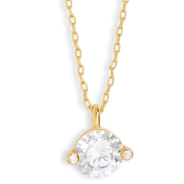 Nwot Kate Spade Gold And Silver Minimalist Pendant Necklace